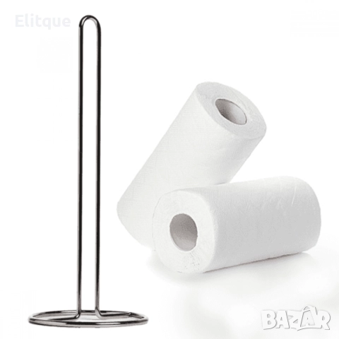 Иноксов държач за домакинска хартия  
