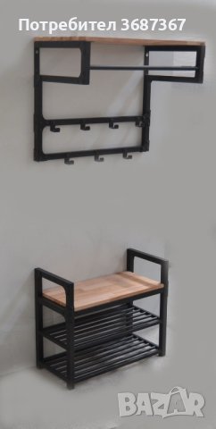 Закачалки , стойки за обувки и портманта от ковано желязо