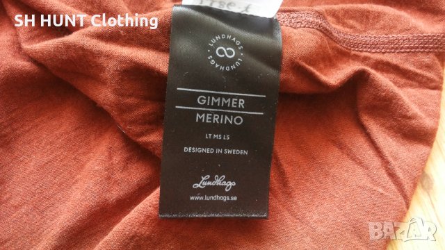 Lundhags Gimmer Merino Lt Ms 100% Merino Wool размер M блуза 100% Мерино Вълна - 438, снимка 13 - Блузи - 41630043