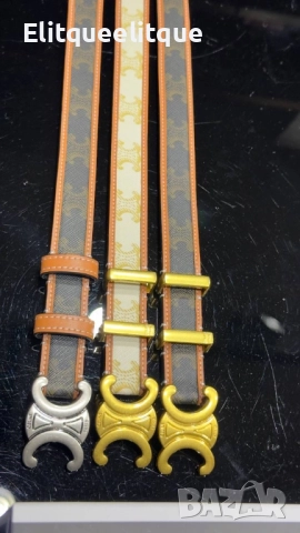 колани от естествена кожа в кутия celine, снимка 2 - Колани - 52237625