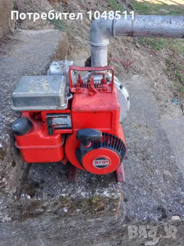 Бензинова водна помпа 2 цола с двигател Briggs Stratton, снимка 2 - Водни помпи - 56115008