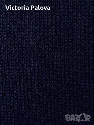 Тъмносиньо  поло коприна унисекс, снимка 5 - Пуловери - 44126954