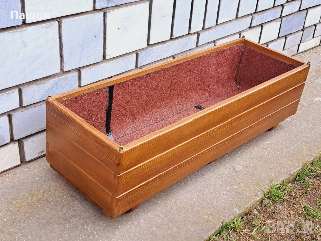 Дървени саксии [кашпи] от масив , снимка 9 - Декорация за дома - 53498504