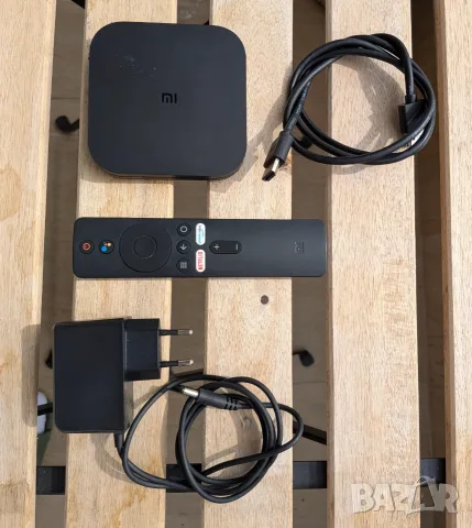Xiaomi Mi Box S 4K MDZ-22-AB Android TV + дистанционно + HDMI