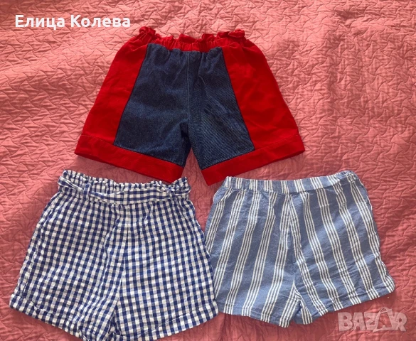 За момиче 146-152 см два чифта памучни къси панталонки Mango и едни дънкови, снимка 2 - Детски къси панталони - 50755829