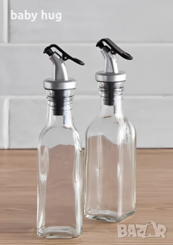 Комплект стъклени дозатори, снимка 2 - Аксесоари за кухня - 51275590