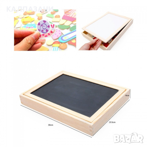 ДЪРВЕН МАГНИТЕН ПЪЗЕЛ 6921527120047, снимка 2 - Игри и пъзели - 36139955