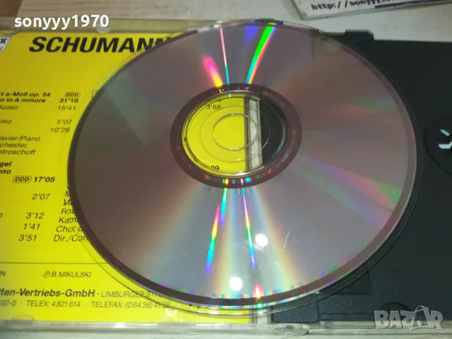 SCHUMANN CD-MADE IN WEST GERMANY 3010241642, снимка 18 - CD дискове - 47776544