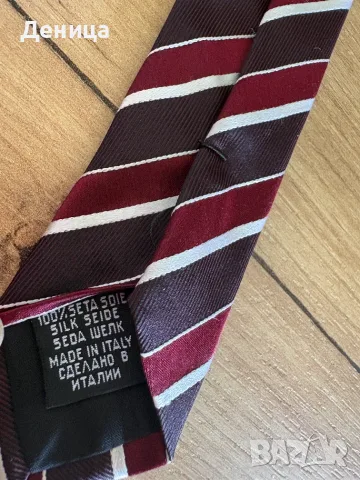 Мъжка копринена вратовръзка Hugo Boss, снимка 4 - Други - 55802972