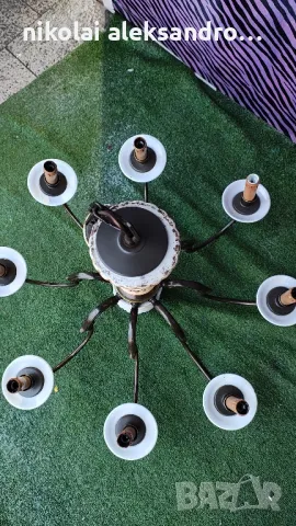 полилей керамика месинг, снимка 3 - Полилеи - 48360328