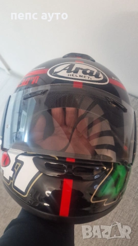 Каска Arai haga monza Mразмер, снимка 6 - Аксесоари и консумативи - 53621272
