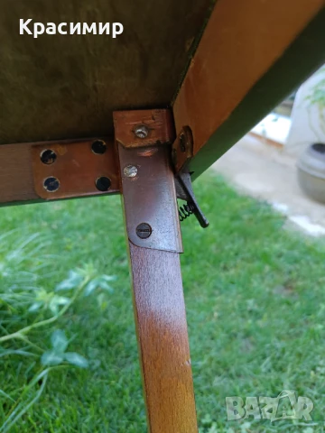 Стара английска сгъваема маса за игра на карти , снимка 8 - Антикварни и старинни предмети - 50538666