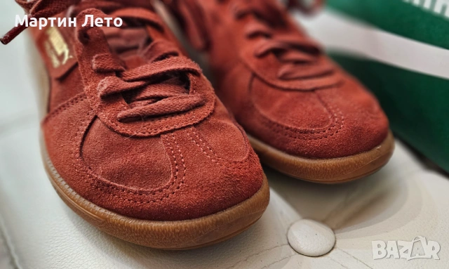 Кецове PUMA Palermo POP N38 24 cm Естествена кожа, снимка 8 - Кецове - 53157379