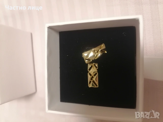 Нови позлатени дамски обеци , снимка 6 - Обеци - 53215683