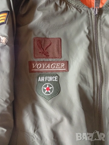 Пилотско яке бомбър US NAVY , снимка 7 - Якета - 53735091