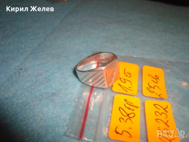 Старинен СРЕБЪРЕН ПРЪСТЕН ВИСОКА ПРОБА СРЕБРО РЪЧНО ОРНАМЕНТИРАН с КАЛЕМ КЛАСИЧЕСКО БИЖУ 26232, снимка 11 - Антикварни и старинни предмети - 34655532