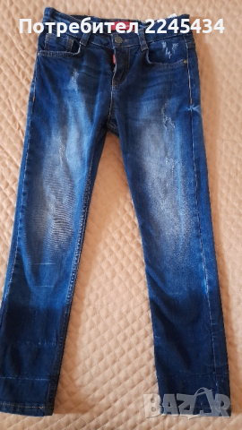 Детски оригинални дънки за момче на DSQUARED 2, снимка 1 - Детски панталони и дънки - 44599400