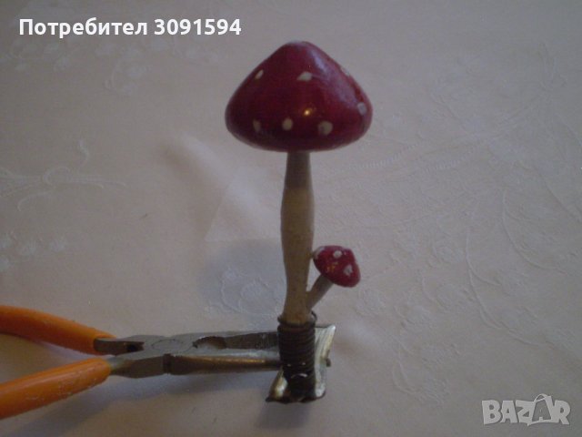 КОЛЕДНА УКРАСА - АНТИЧНА МУХОМОРКА, снимка 1