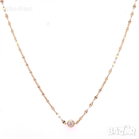 Златно колие 1,19гр. 44,0см. 14кр. проба:585 модел:34441-6