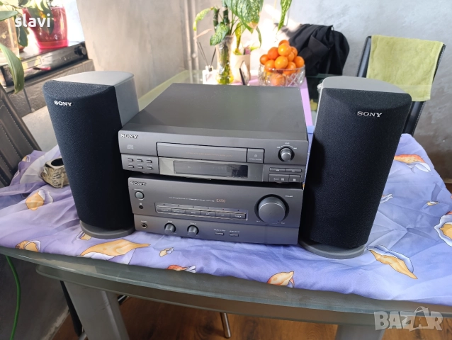 Усилвател и CD SONY EX-50, снимка 5 - Ресийвъри, усилватели, смесителни пултове - 52840567