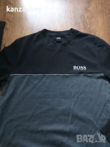 hugo boss tracksuit sweatshirt - страхотна мъжка блуза КАТО НОВА М, снимка 2 - Блузи - 47346802