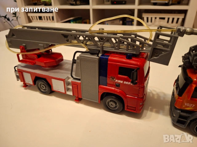 Пожарна Man и Mercedes, Volvo FM бетоновоз, Dickie, големи, снимка 11 - Коли, камиони, мотори, писти - 50575408