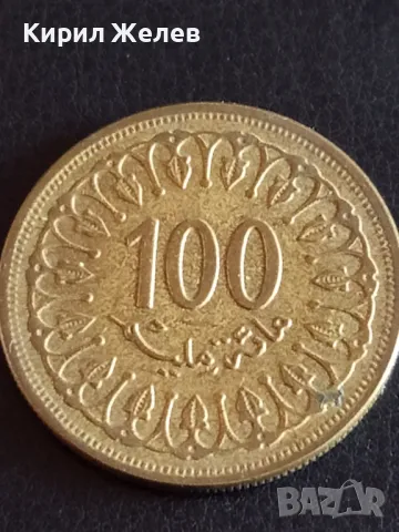 Стара монета 100 милима 1960г. Тунис рядка за КОЛЕКЦИЯ 30265, снимка 2 - Нумизматика и бонистика - 48858900