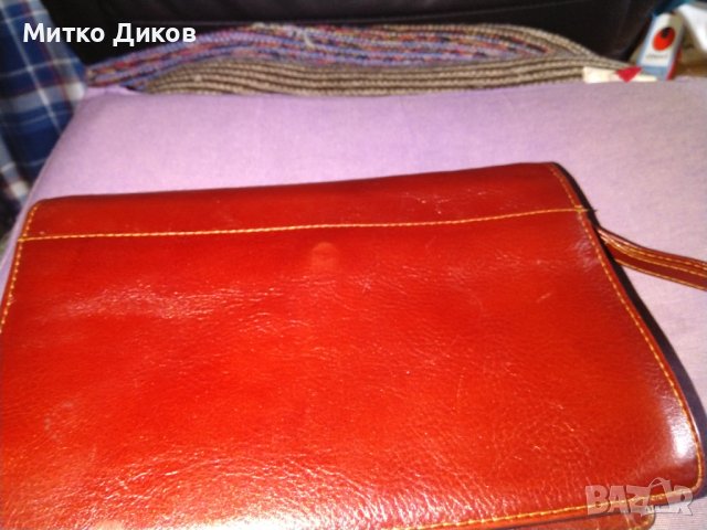 Борсета маркова на Чихад Дери естествена кожа чанта за ръка 240х175х80мм, снимка 6 - Чанти - 40900791