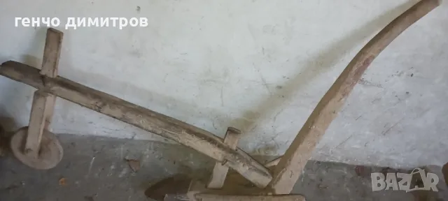 дървено рало   плуг , снимка 1