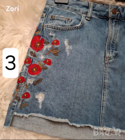 Дънкови поли , снимка 10 - Поли - 41435440