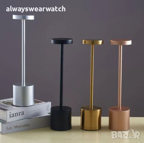 Лед лампа за маса с тъч сензор / различни цветове, снимка 3 - Лед осветление - 41889720