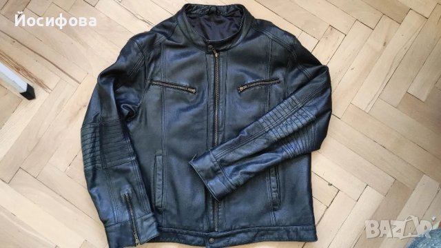 мъжко кожено яке, снимка 1