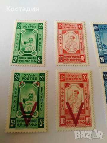 1936,1945 пощенски марки Етиопия , снимка 2 - Филателия - 44491440