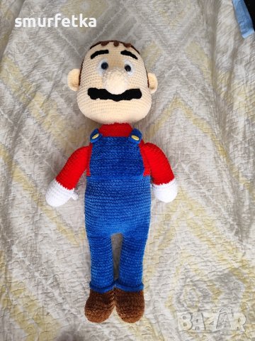 Плетена играчка Супер Марио, снимка 2 - Плюшени играчки - 42170512