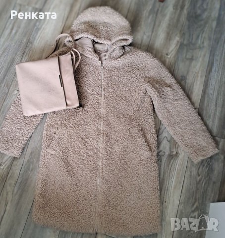 Дамско палтенце цвят пудра, снимка 2 - Палта, манта - 39475254