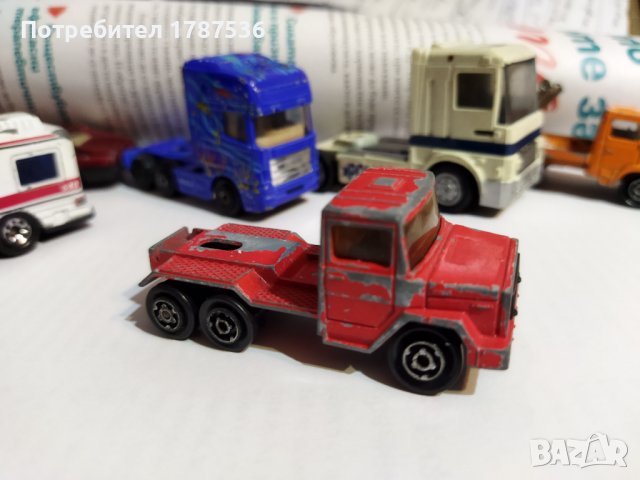 Majorette Magirus Truck Red 1/100 France Vintage Toy Car Diecast M306, снимка 4 - Други стоки за дома - 38952731