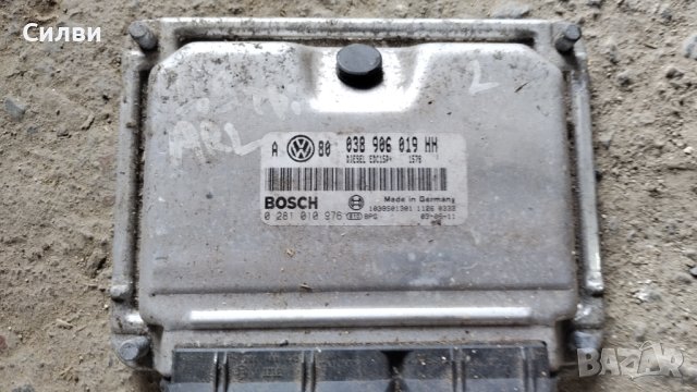 Компютър за двигател 038 906 019 HH 0 281 010 976 от Голф 1,9ТДИ АРЛ за Vw Golf 1.9TDI ARL контролер, снимка 1