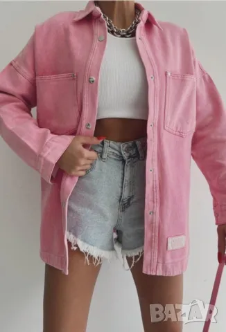 Риза - яке  деним / дънкова риза  4 цвята 