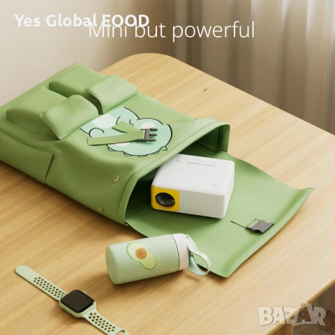 Yoton Mini Portable Projector - Supports Full HD 1080P, Y3, снимка 5 - Плейъри, домашно кино, прожектори - 53628080