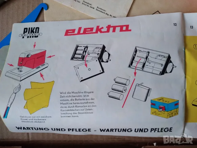Ретро, детска шевна машина Piko Electra, снимка 9 - Антикварни и старинни предмети - 55829413