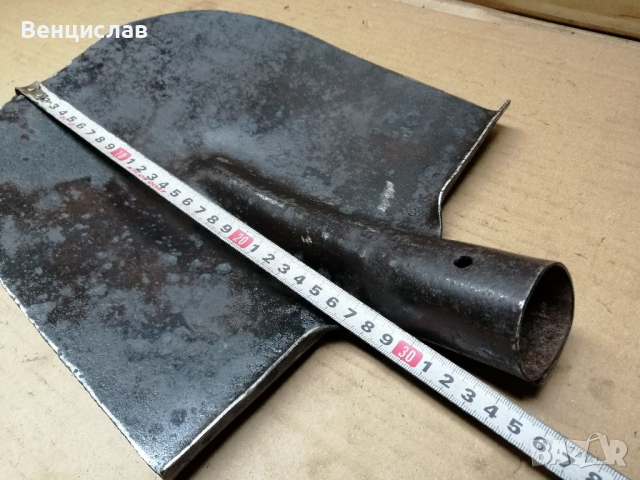 Стара Кована Лопата За Бетон. , снимка 6 - Градински инструменти - 36448862
