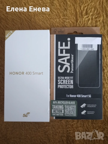 ТЕЛЕФОН HONOR 400 SMART плюс подарък ПРОТЕКТОР, снимка 5 - Телефони с две сим карти - 53148056