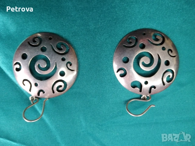 Масивен сребърен комплект "Космос" , снимка 4 - Колиета, медальони, синджири - 53134478