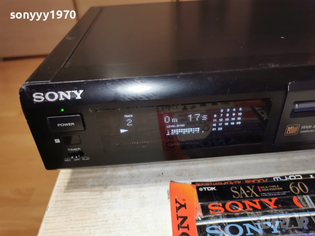 SONY MDS-JE510 MINIDISC DECK-ВНОС SWISS 2012251803, снимка 3 - Декове - 52859305