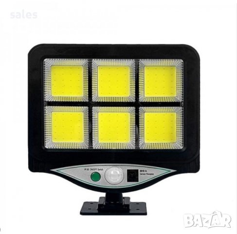 Лампа със соларен панел BK-128-6COB, снимка 2 - Соларни лампи - 39515517