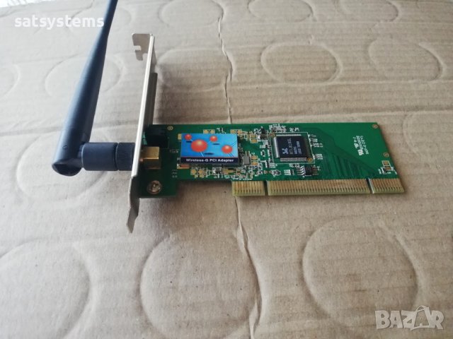 Wireless-G PCI Adapter Repotec RP-WP1400B, снимка 5 - Мрежови адаптери - 41706093