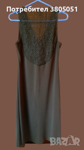 Шифонена рокля с ефектен гръб, снимка 1 - Рокли - 42167338