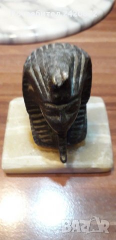 Тутанкамон-бронзова статуетка, снимка 1 - Антикварни и старинни предмети - 35971480