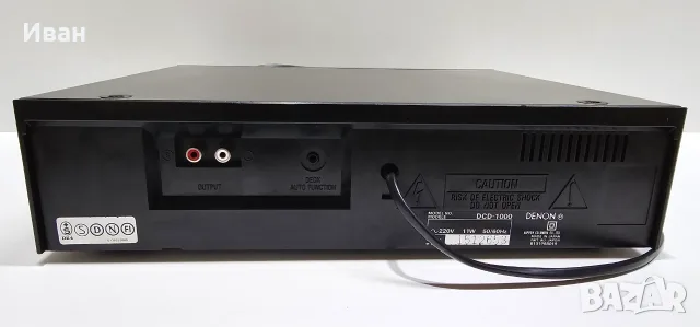 CD плейър Denon DCD-1000, снимка 5 - Ресийвъри, усилватели, смесителни пултове - 56075841