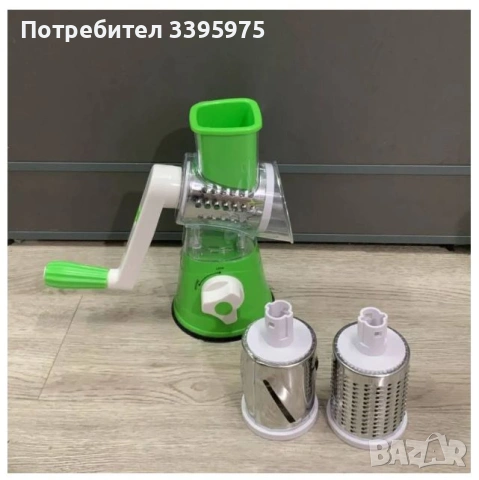Ръчна мултифункционална търка с въртящ се механизъм, снимка 6 - Аксесоари за кухня - 53406154